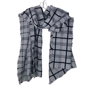 Zara Scarf Women Large Plaid Wrap 32x78" *